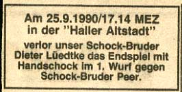 Faksimile Haller Kreisblatt